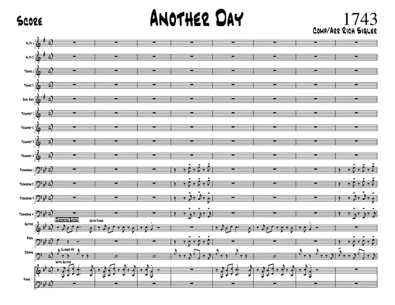 Another Day score preview