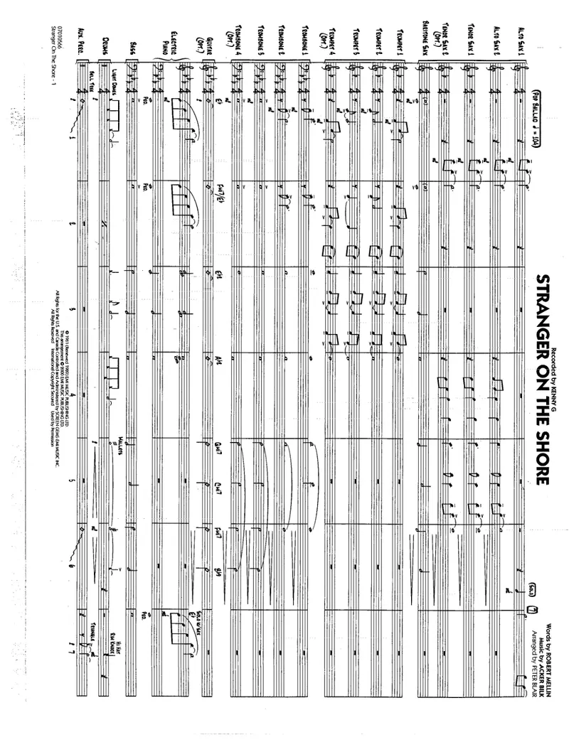 Stranger On The Shore score preview