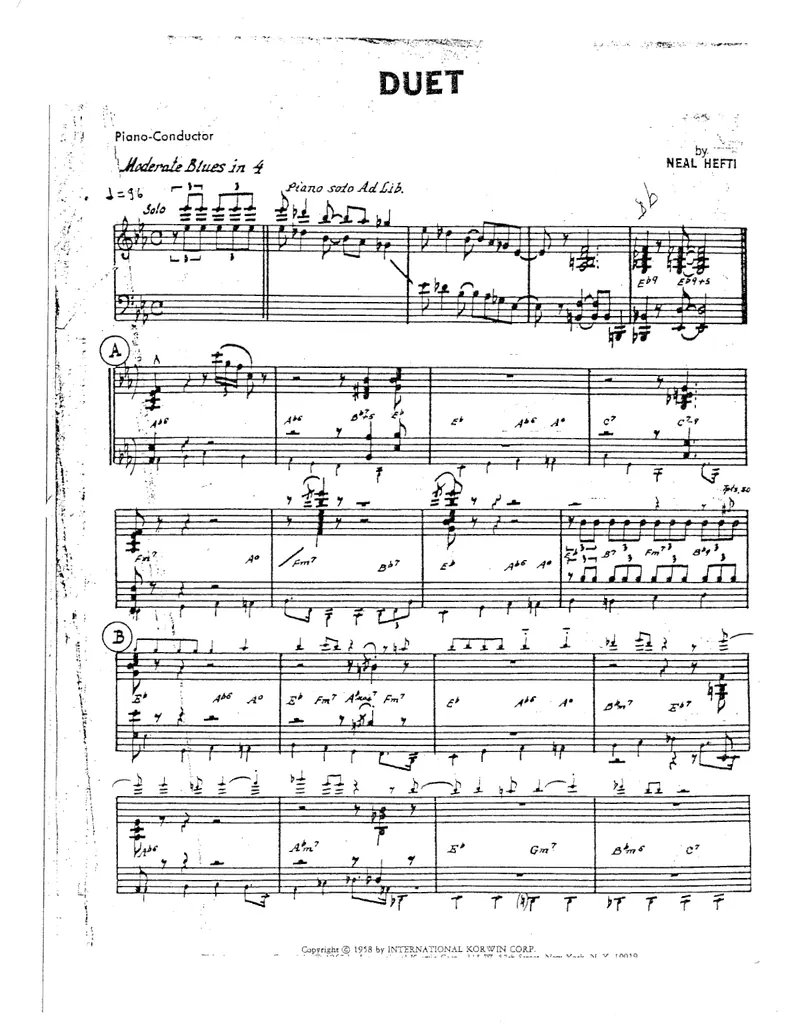 Duet score preview