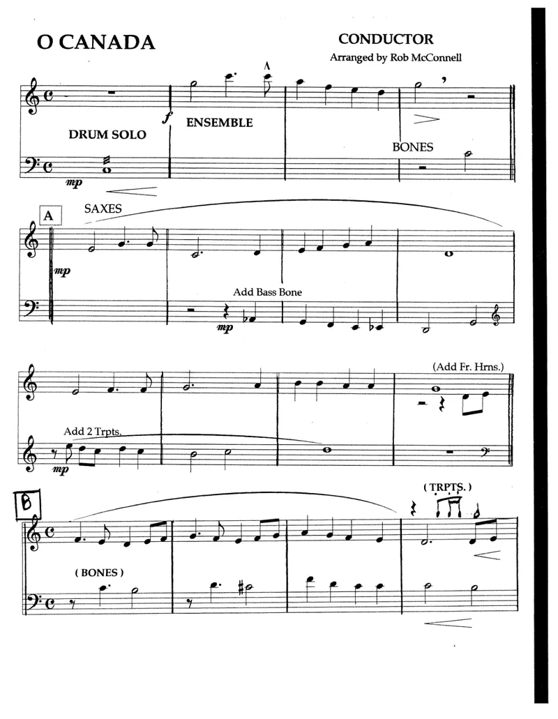 O Canada score preview