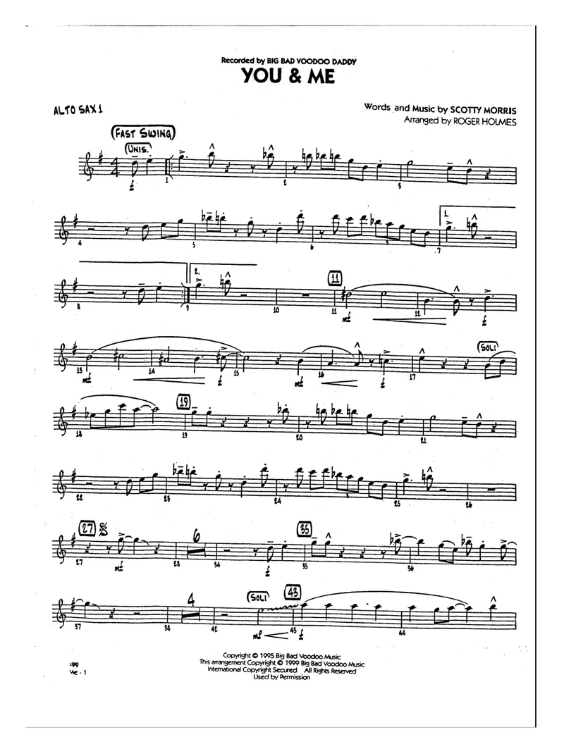 You & Me score preview