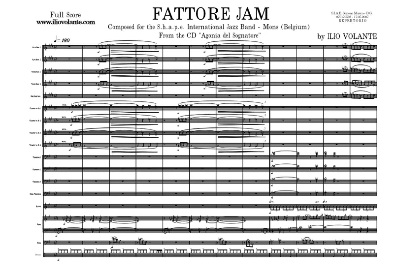 Fattore Jam score preview