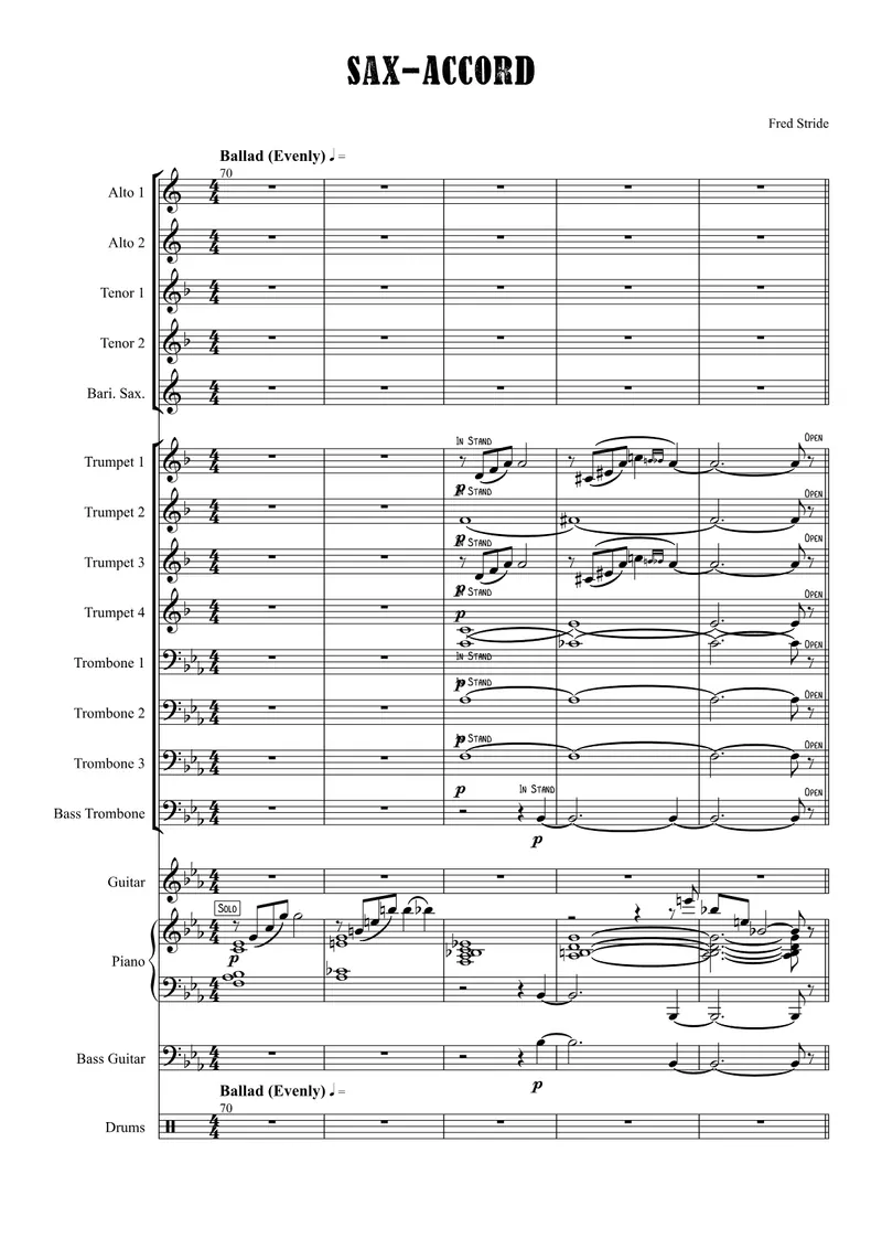 Sax- Accord score preview