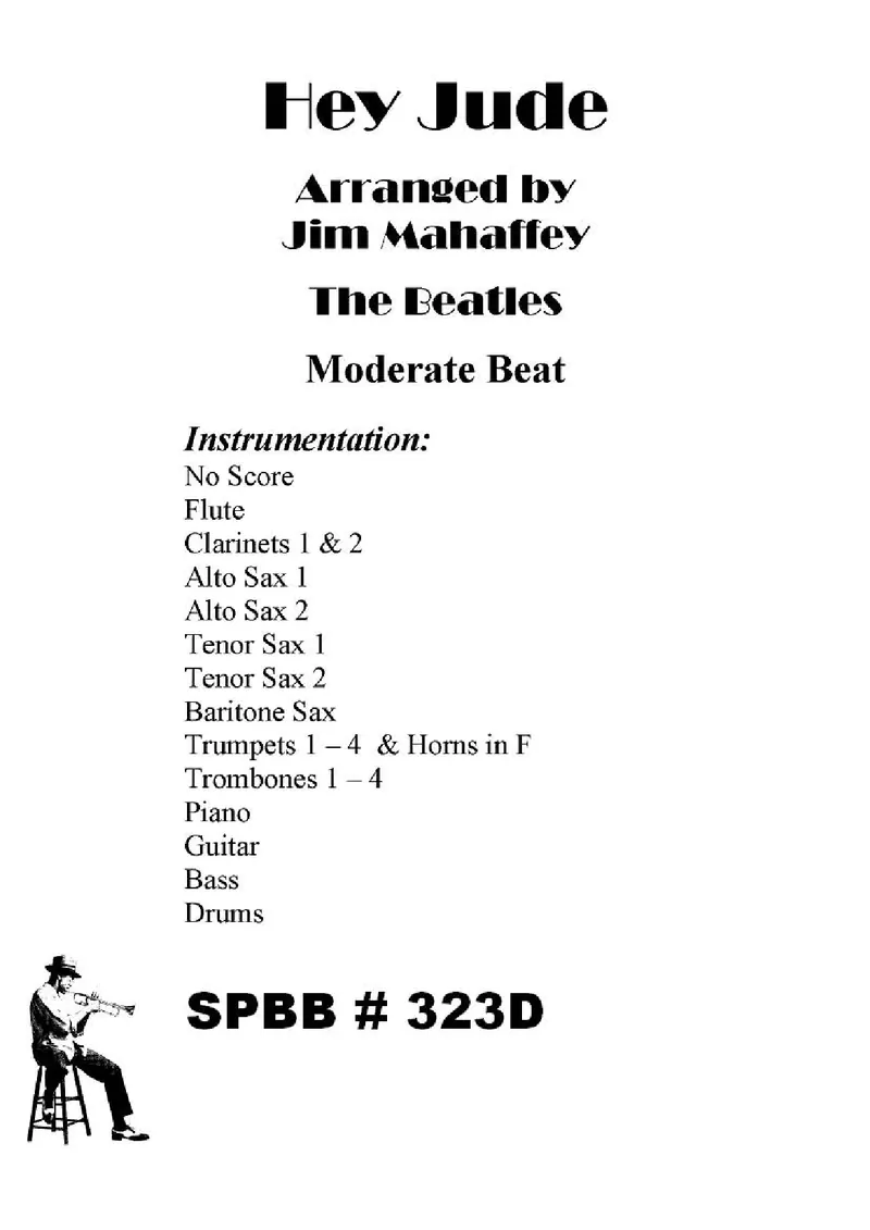 Hey Jude score preview
