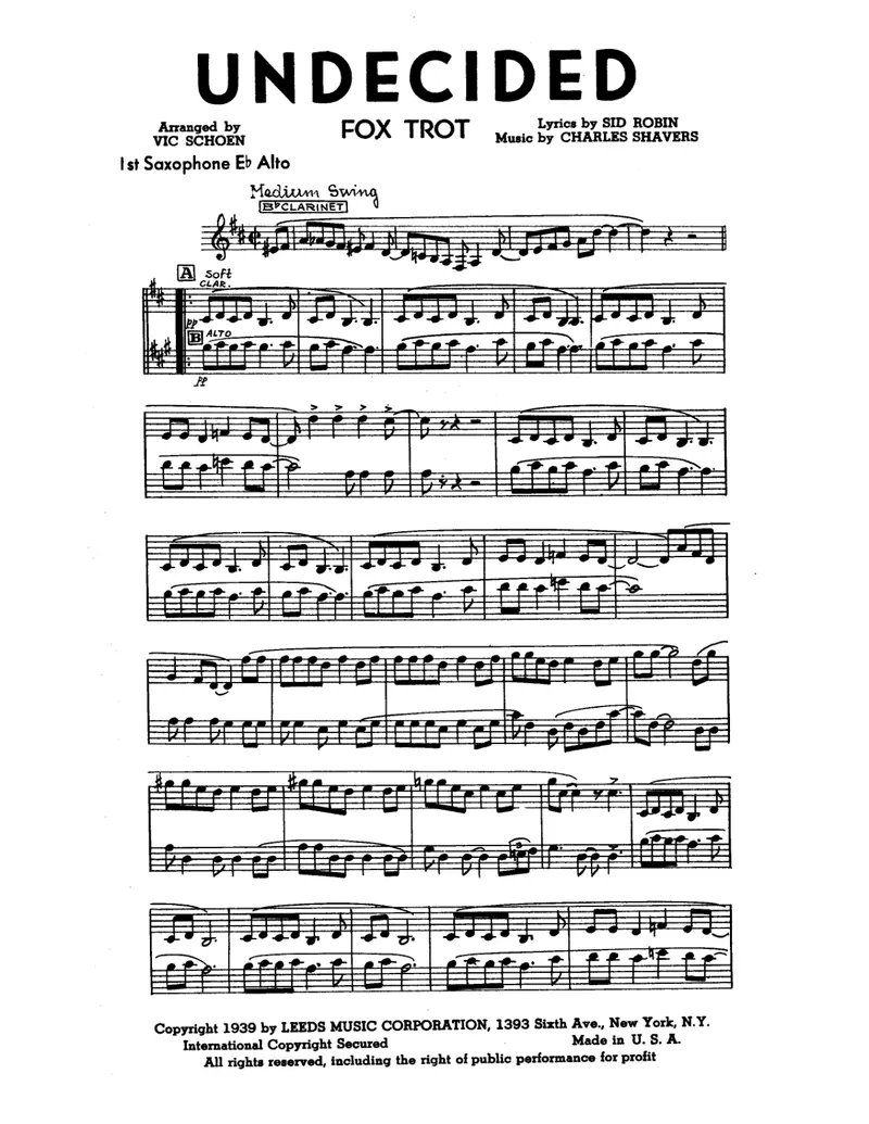 Undecided score preview