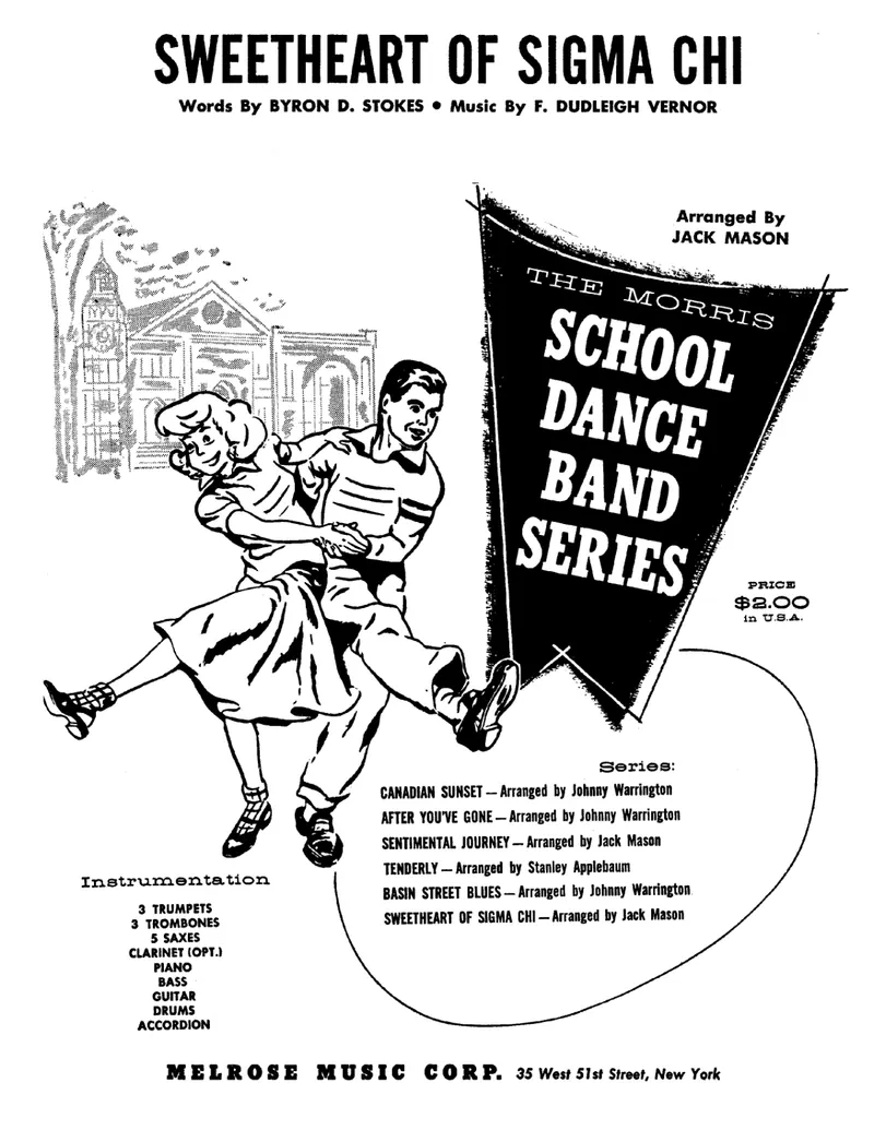 Sweetheart Of Sigma Chi score preview