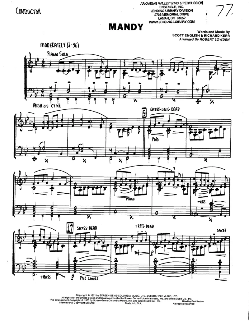 Mandy score preview