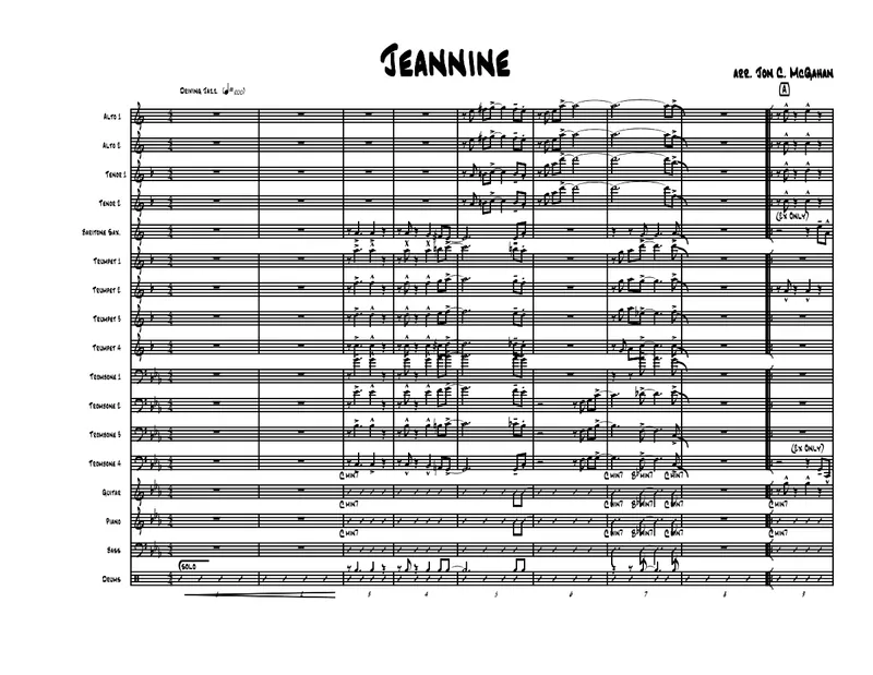 Jeannine score preview