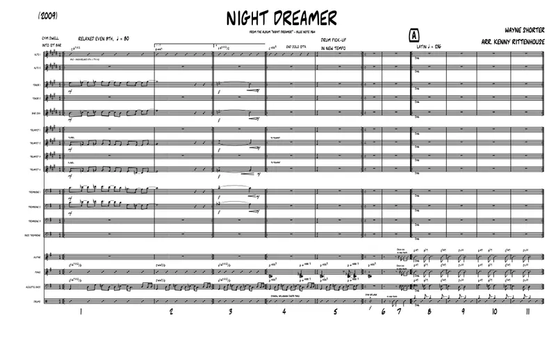Night Dreamer score preview
