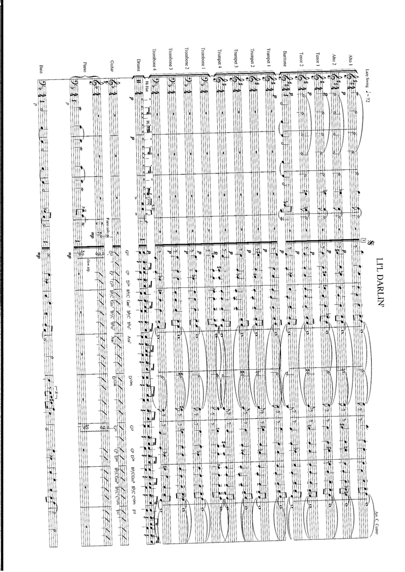 Li'L Darlin' score preview