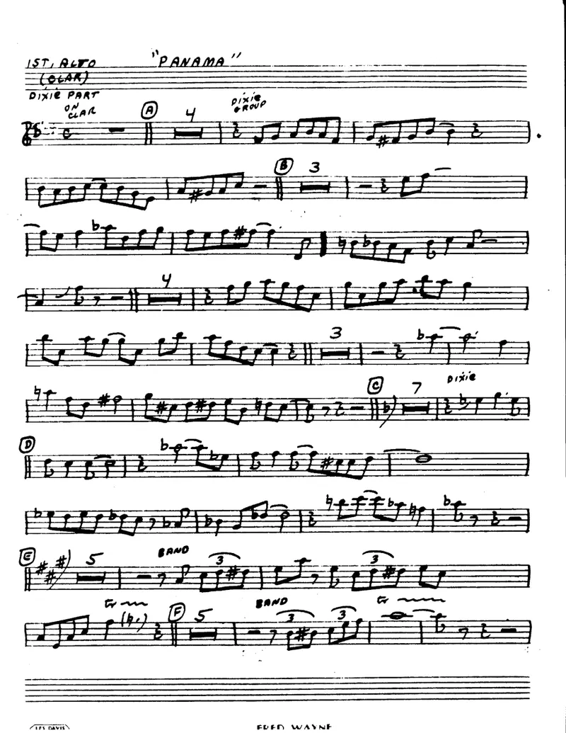 Panama score preview