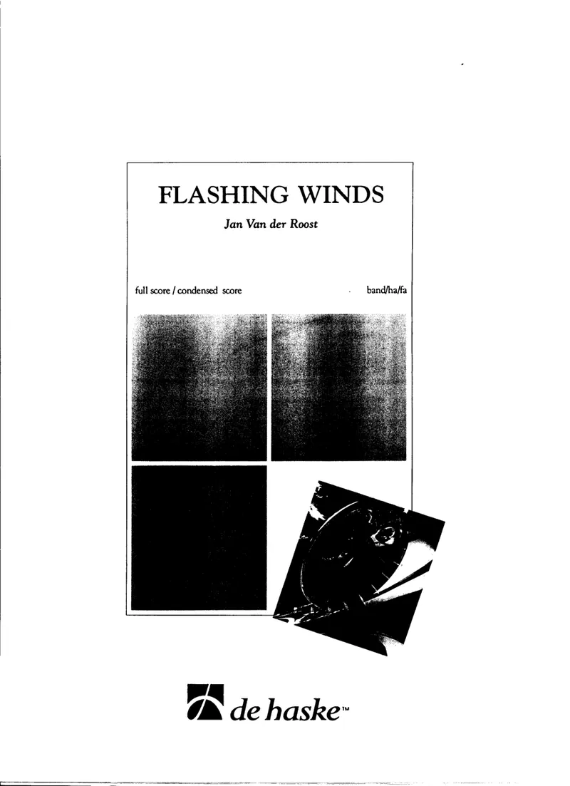Flashing (Jan Van Der Roost) Winds score preview