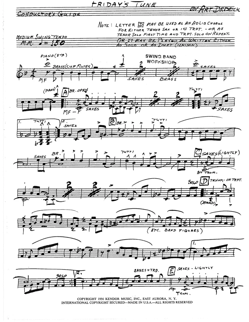 Friday's Tune score preview