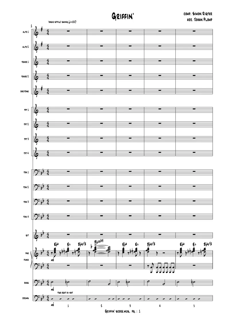 Griffin' score preview