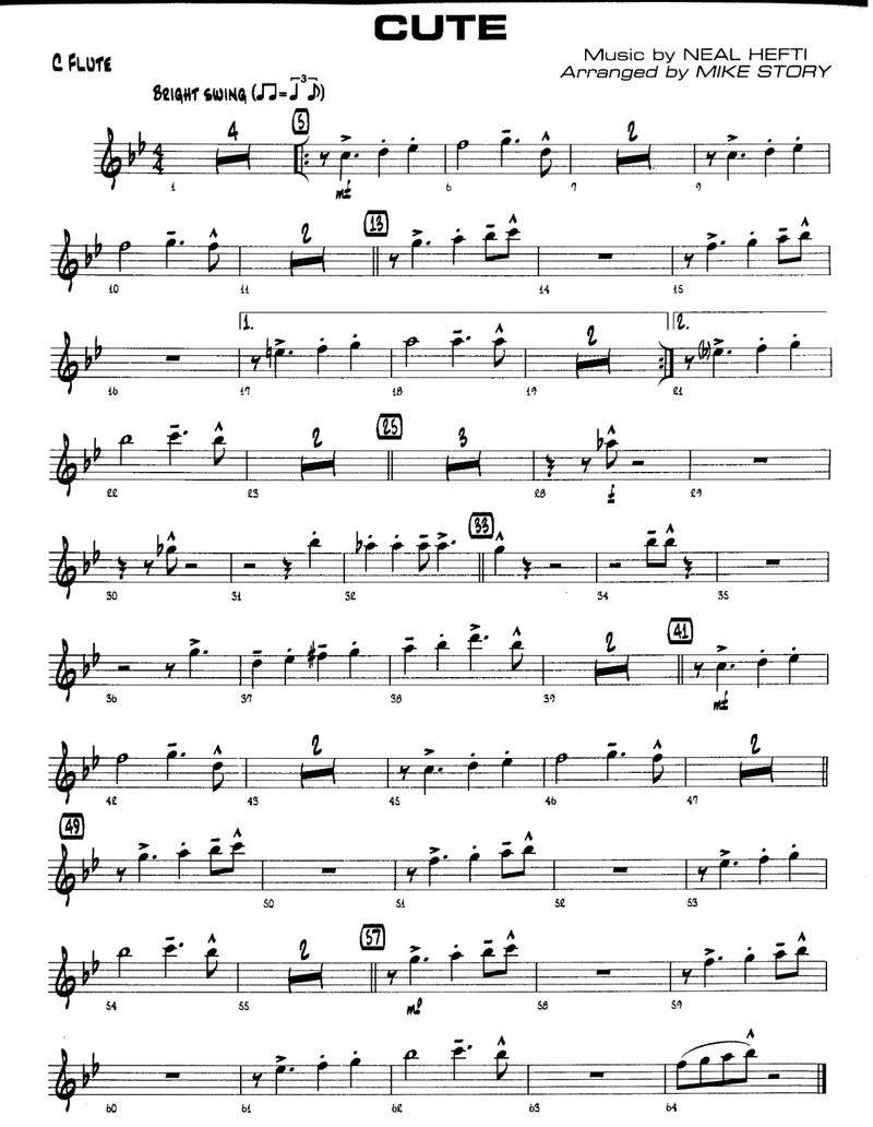 Cute score preview