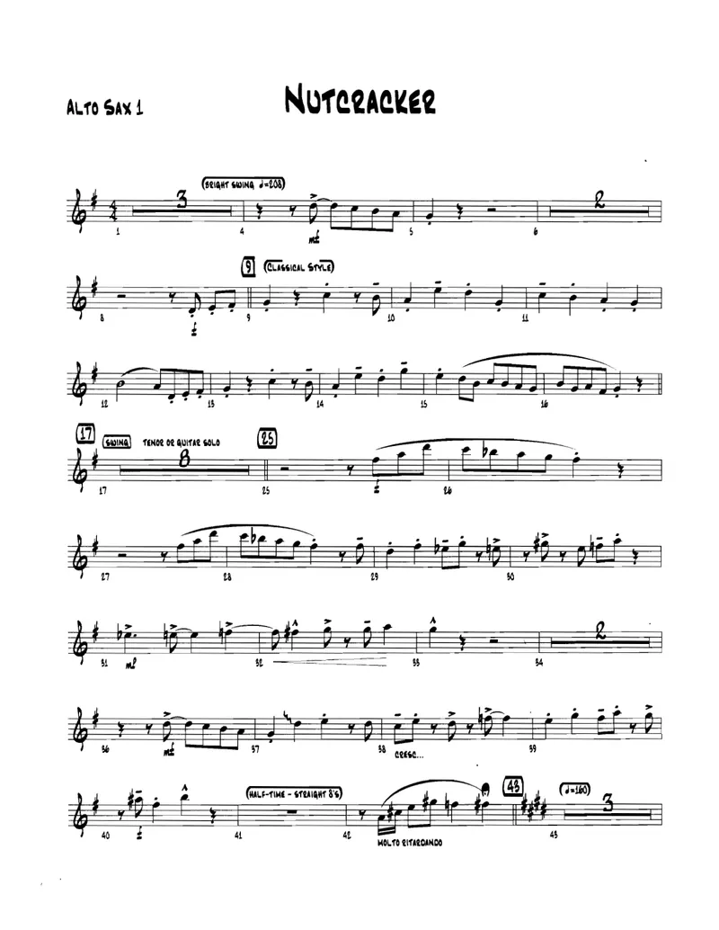Nutcracker Suite score preview