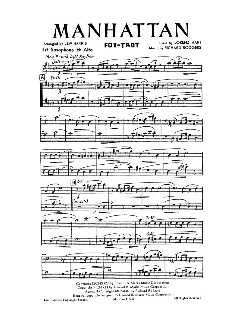 Manhattan score preview