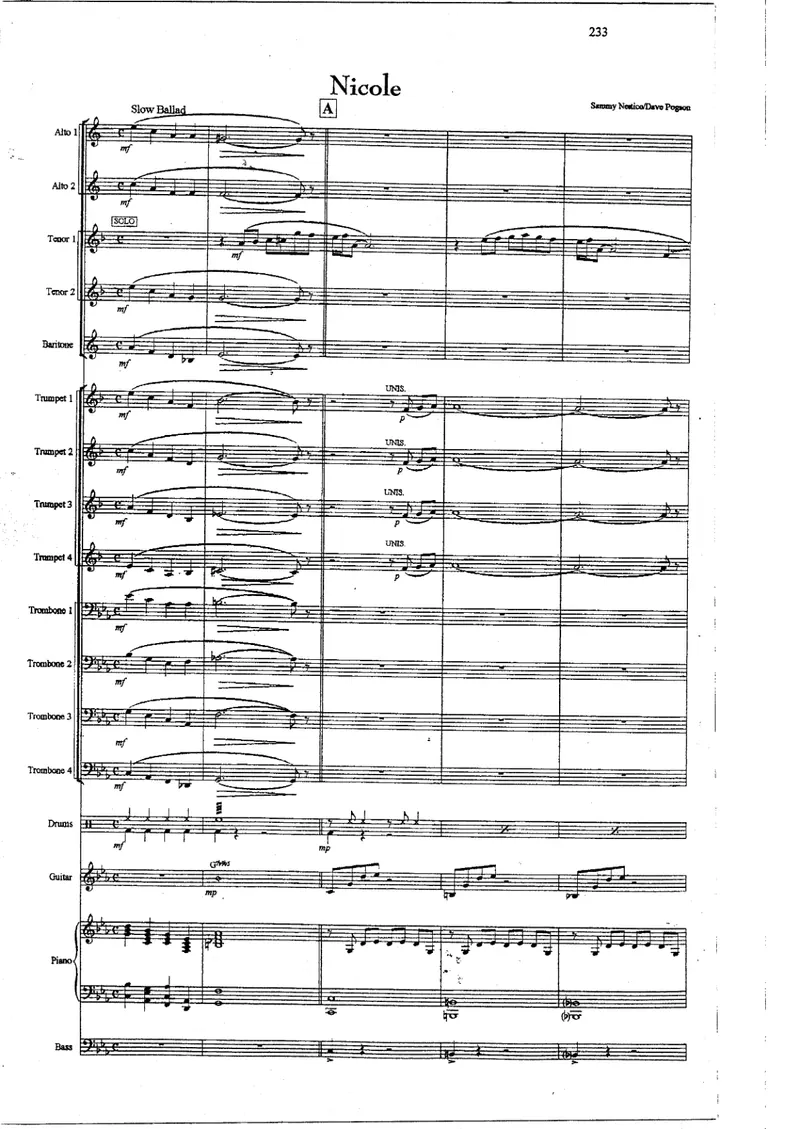 Nicole score preview