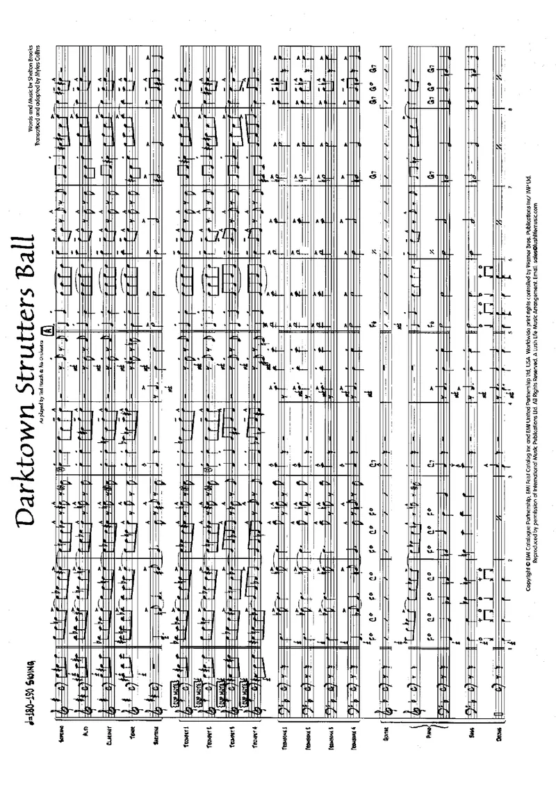 Darktown Strutters' Ball score preview