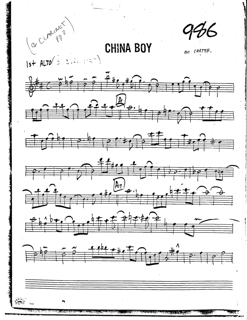 China Boy score preview