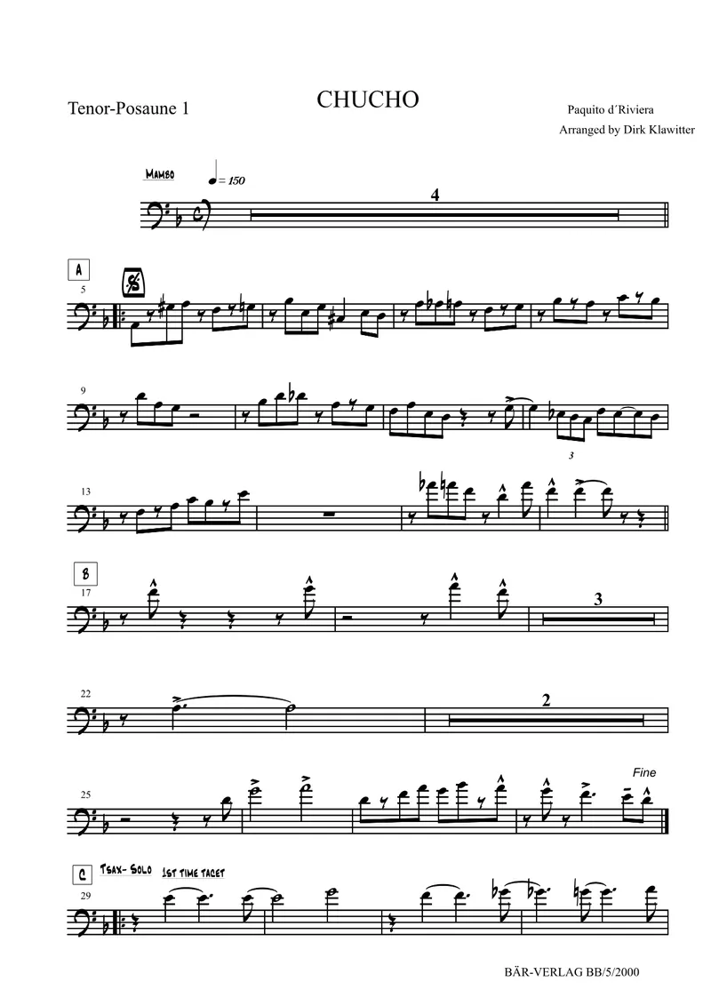 Chucho score preview