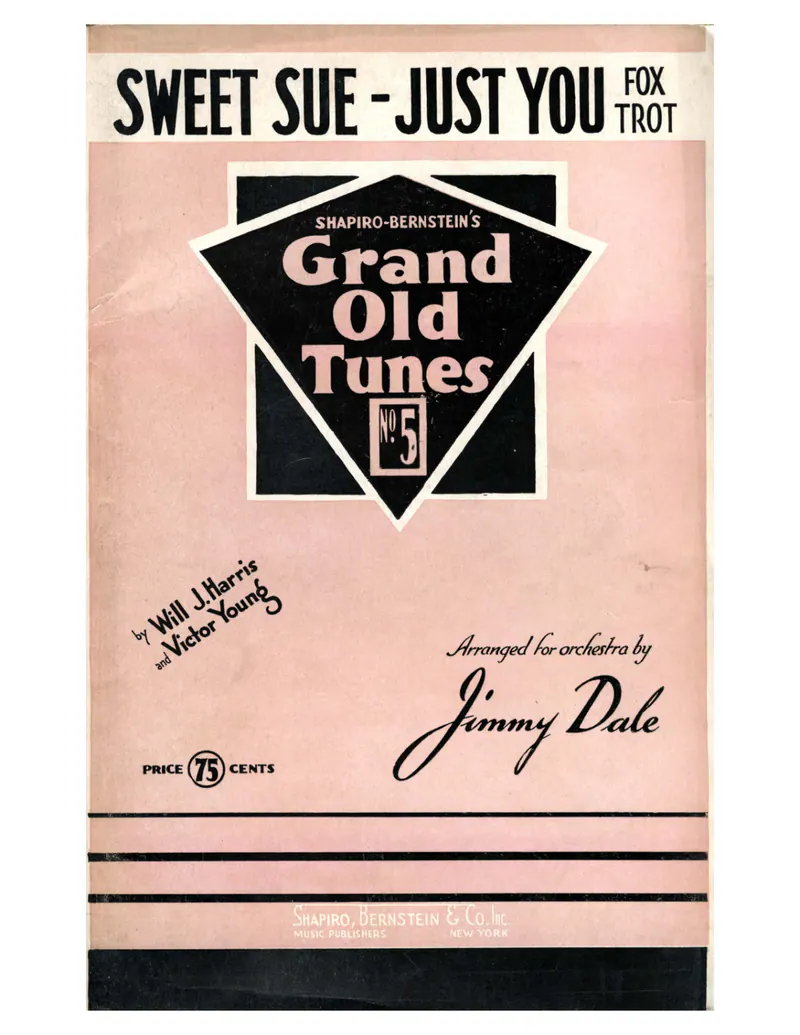 Sweet Sue-Just You score preview