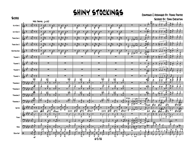 Shiny Stockings score preview