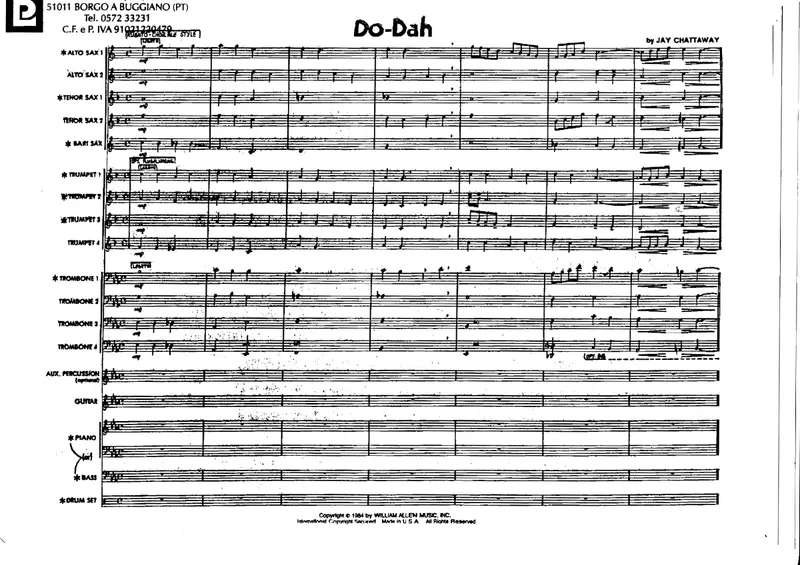 Do-Dah score preview