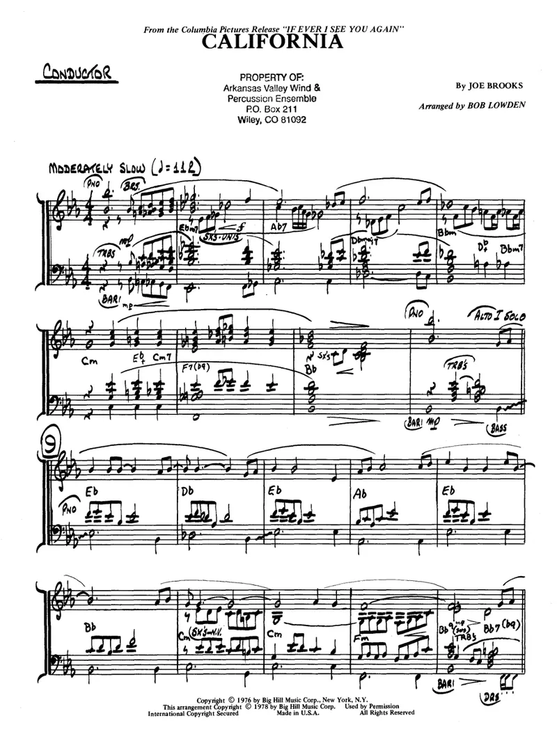 California score preview