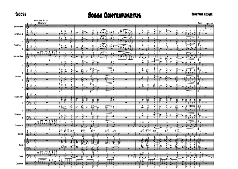 Bossa Contrapunctus preview page 1