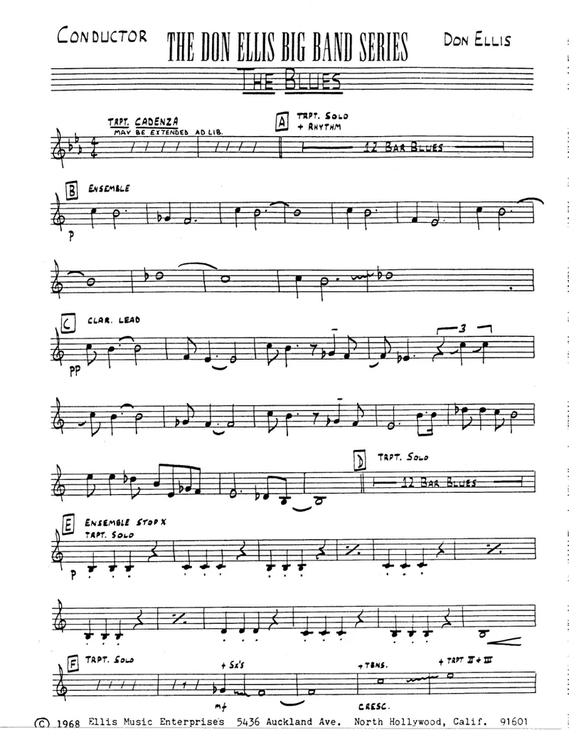 The Blues score preview