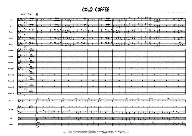 Cold Coffee score preview