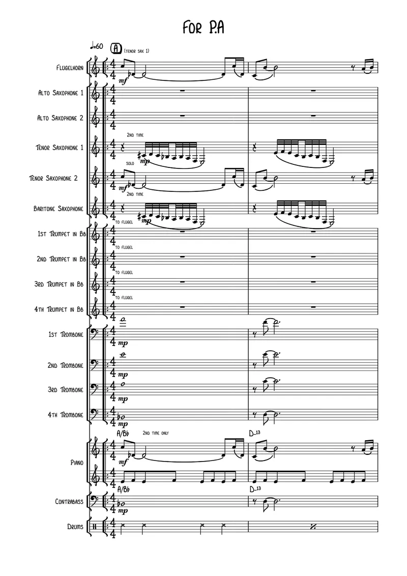 For PA (Sweet Time Suite) score preview