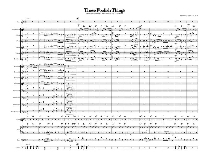 These Foolish Things (B.Goodman score preview