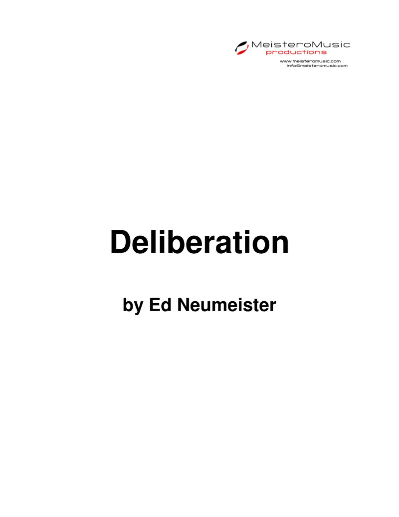 Deliberation preview page 1