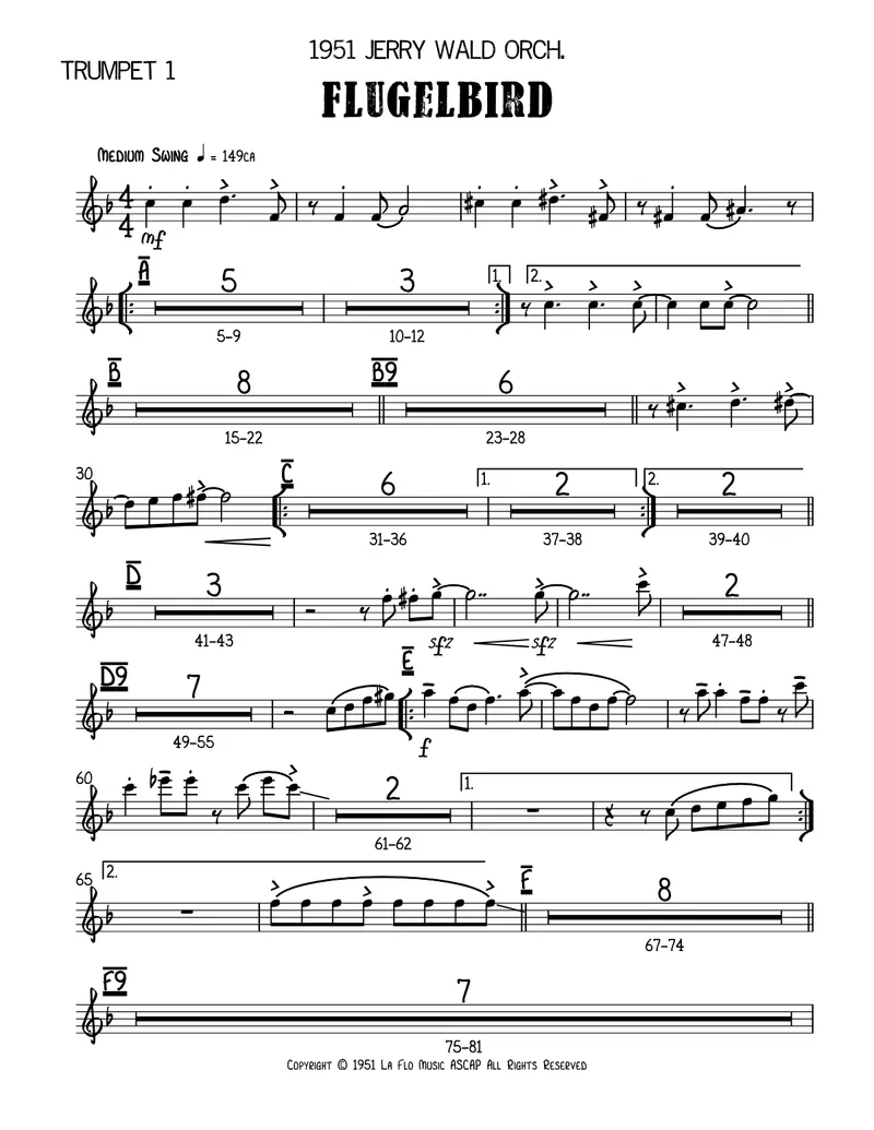 Flugelbird score preview