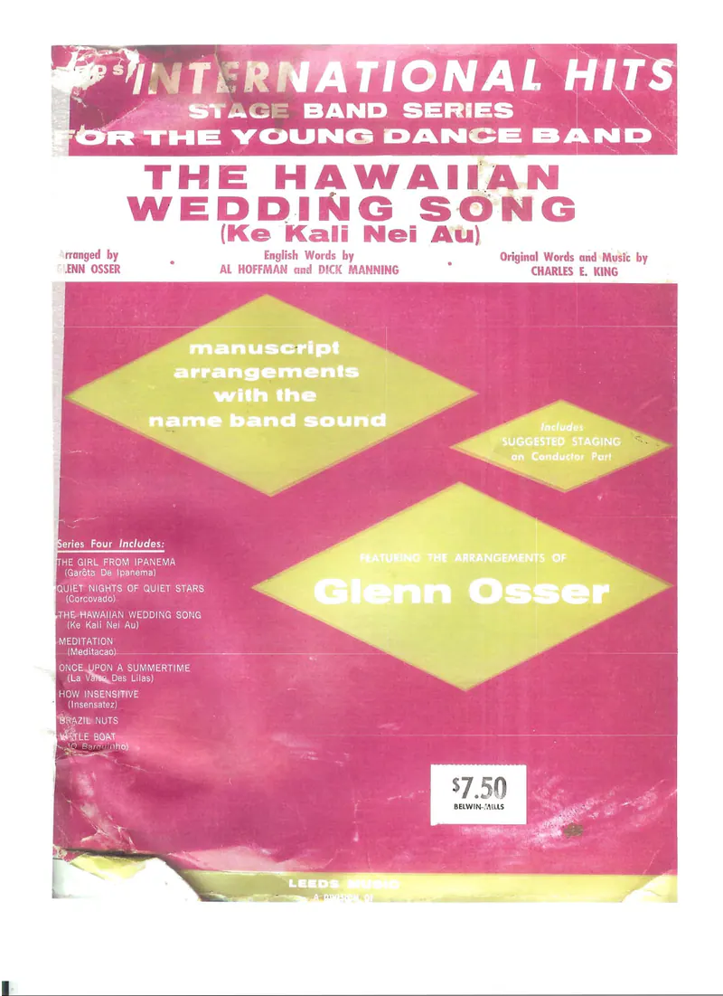The Hawaiian Wedding Song score preview