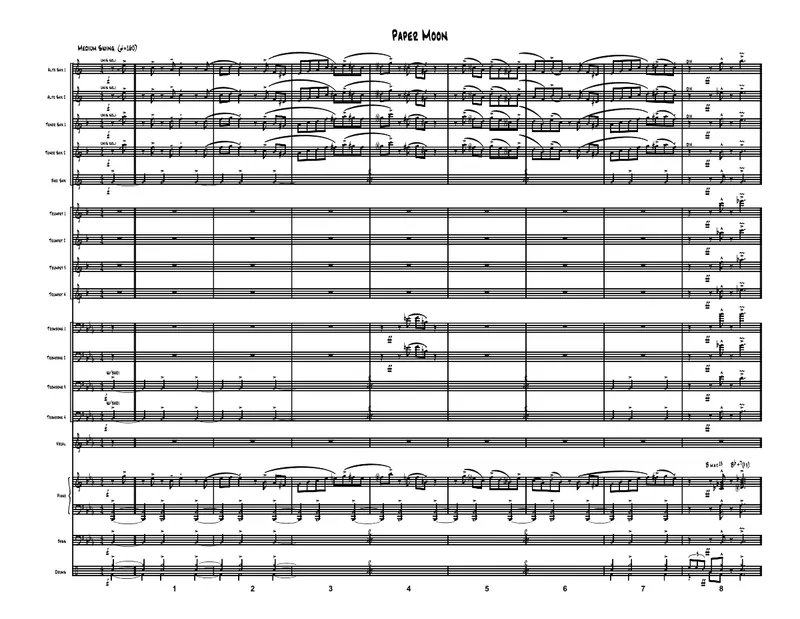It's Only A Paper Moon score preview