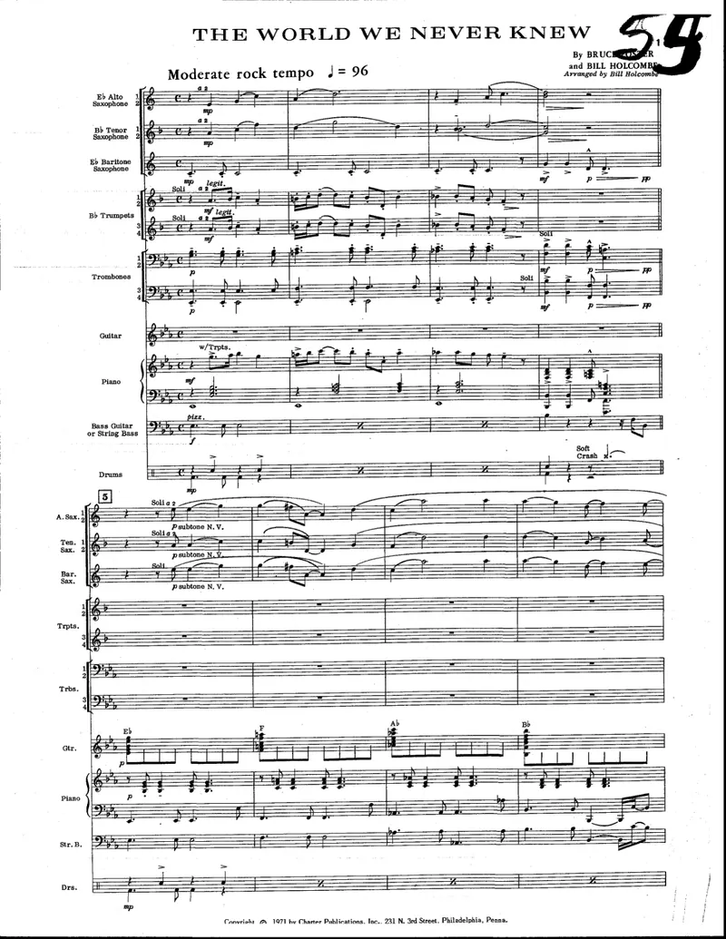 The World We Never Knew score preview