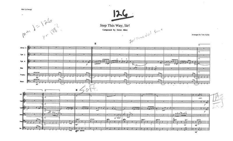 Step This Way, Sir score preview