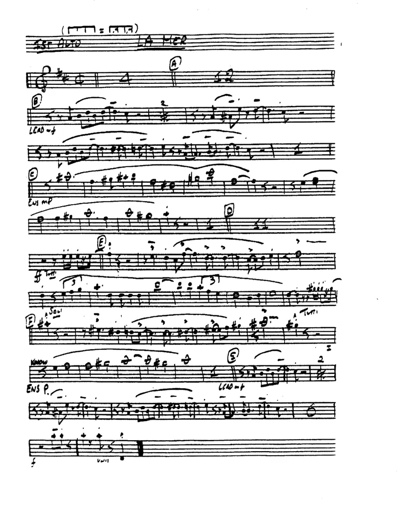 Beyond The Sea score preview