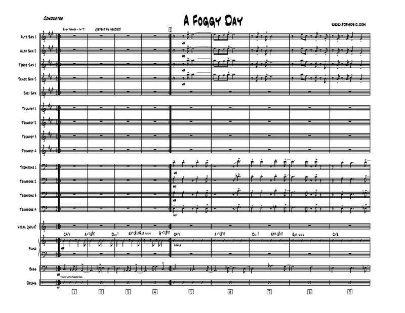 A Foggy Day score preview
