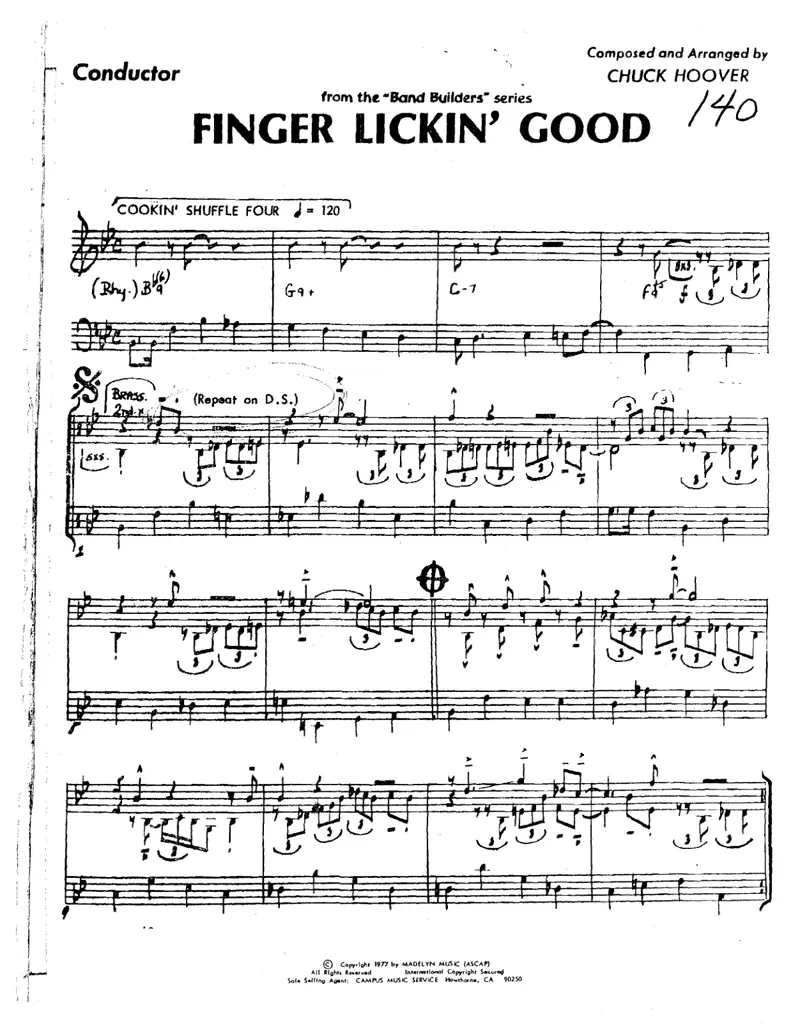 Finger Lickin' Good score preview