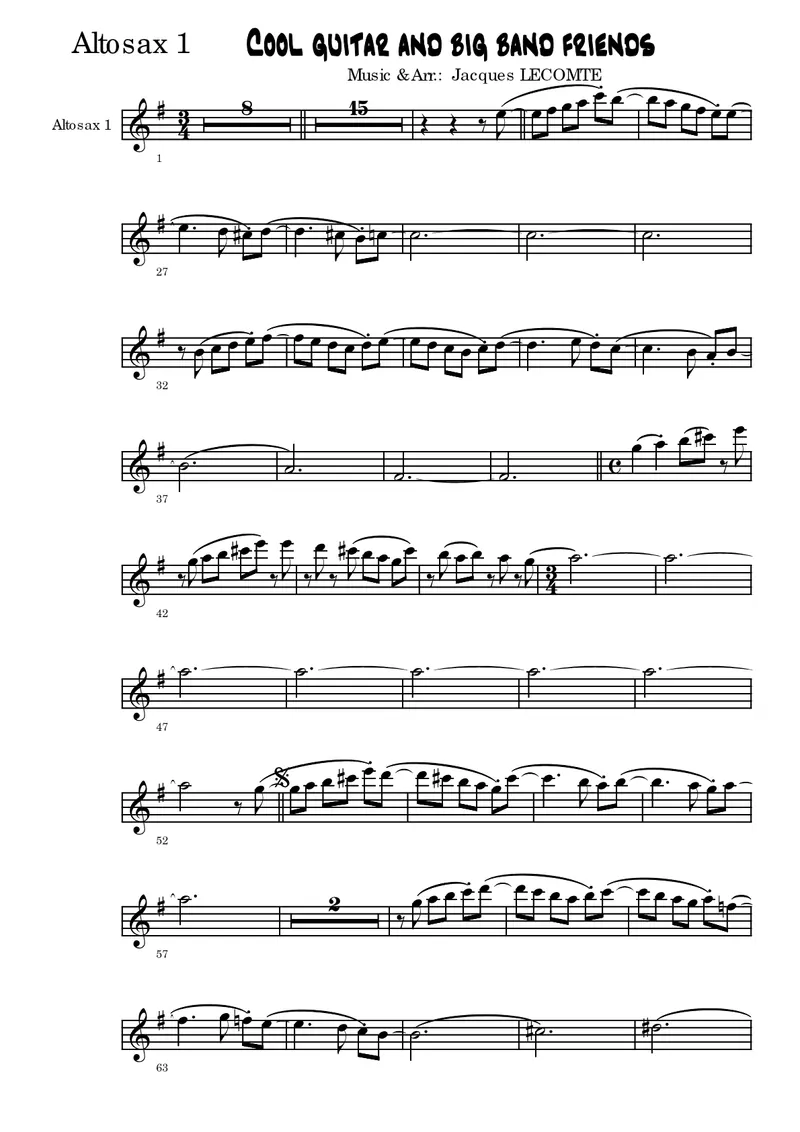 Cool Guitar And Guitar Friends score preview