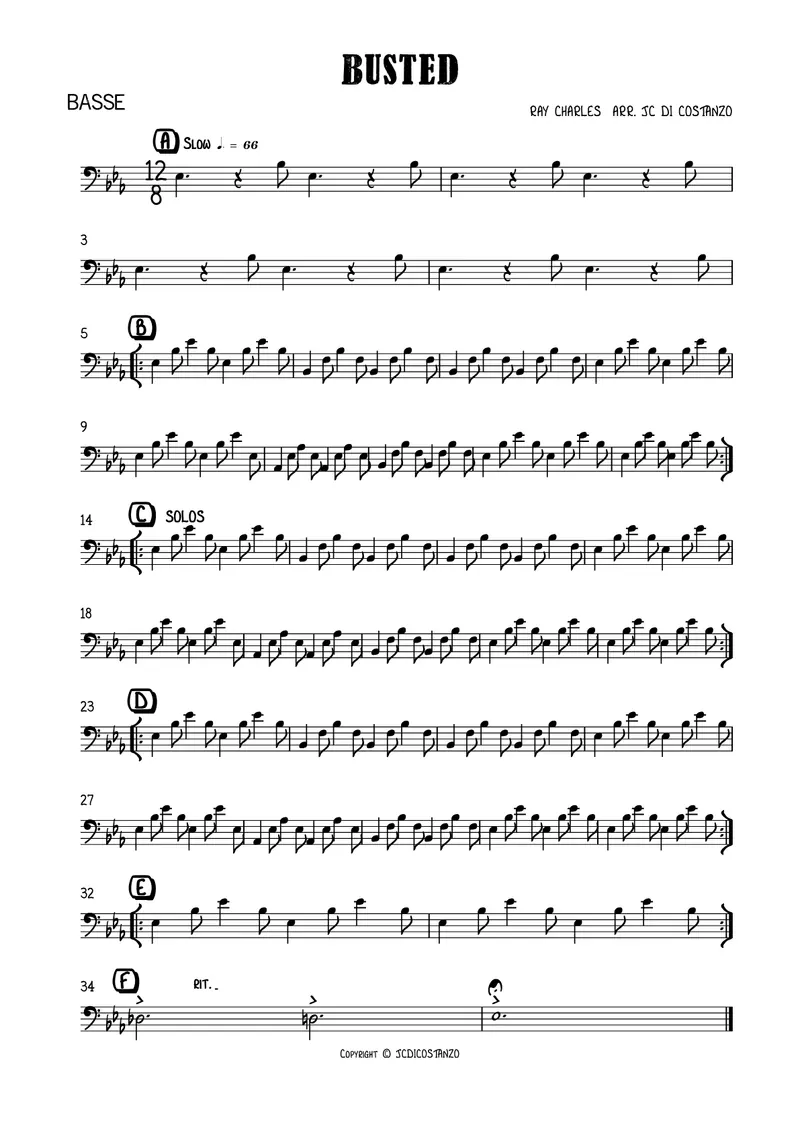 Busted score preview
