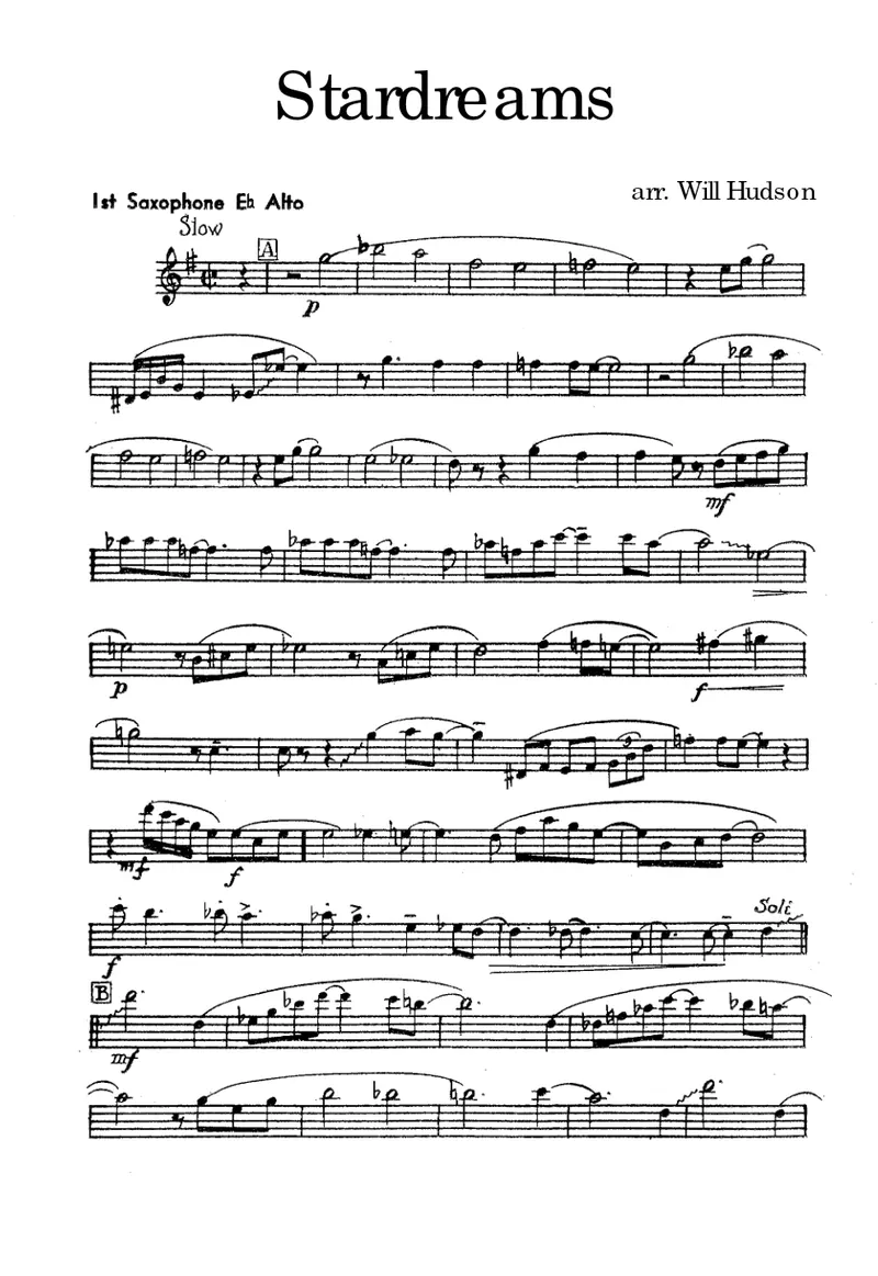 Stardreams score preview
