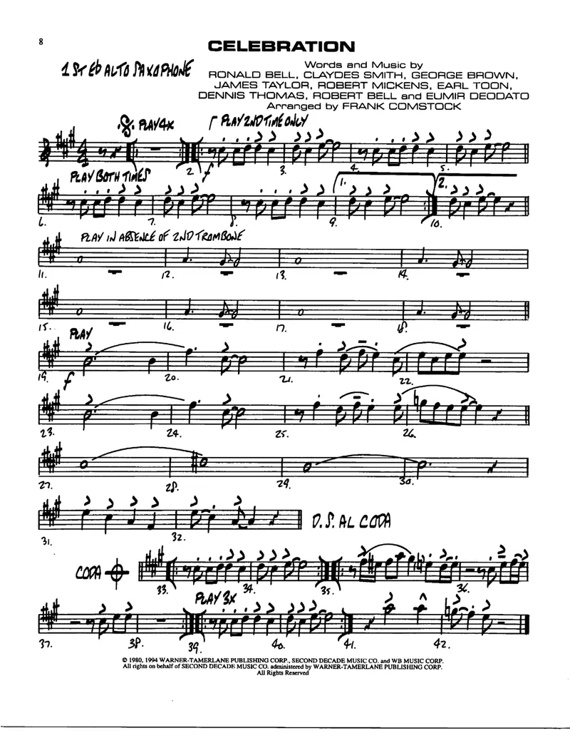 Celebration score preview