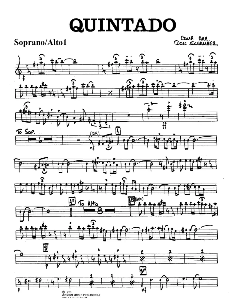 Quintado score preview