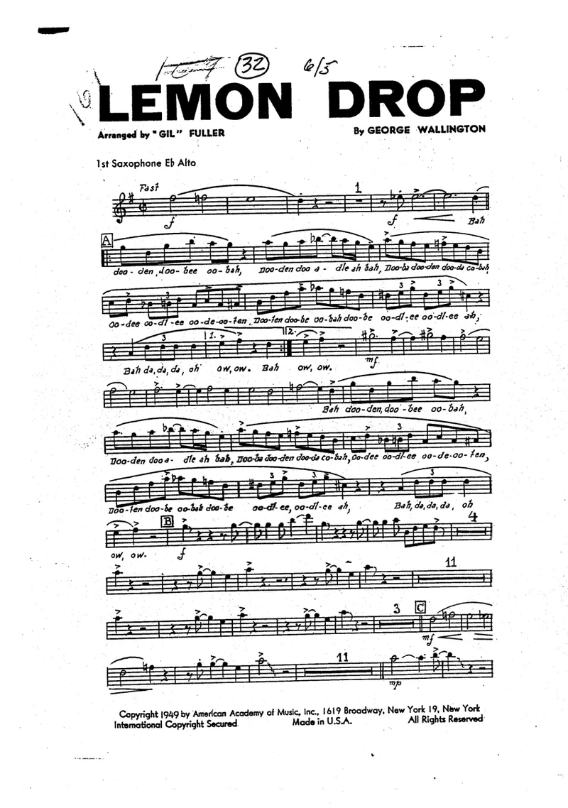 Lemon Drop score preview