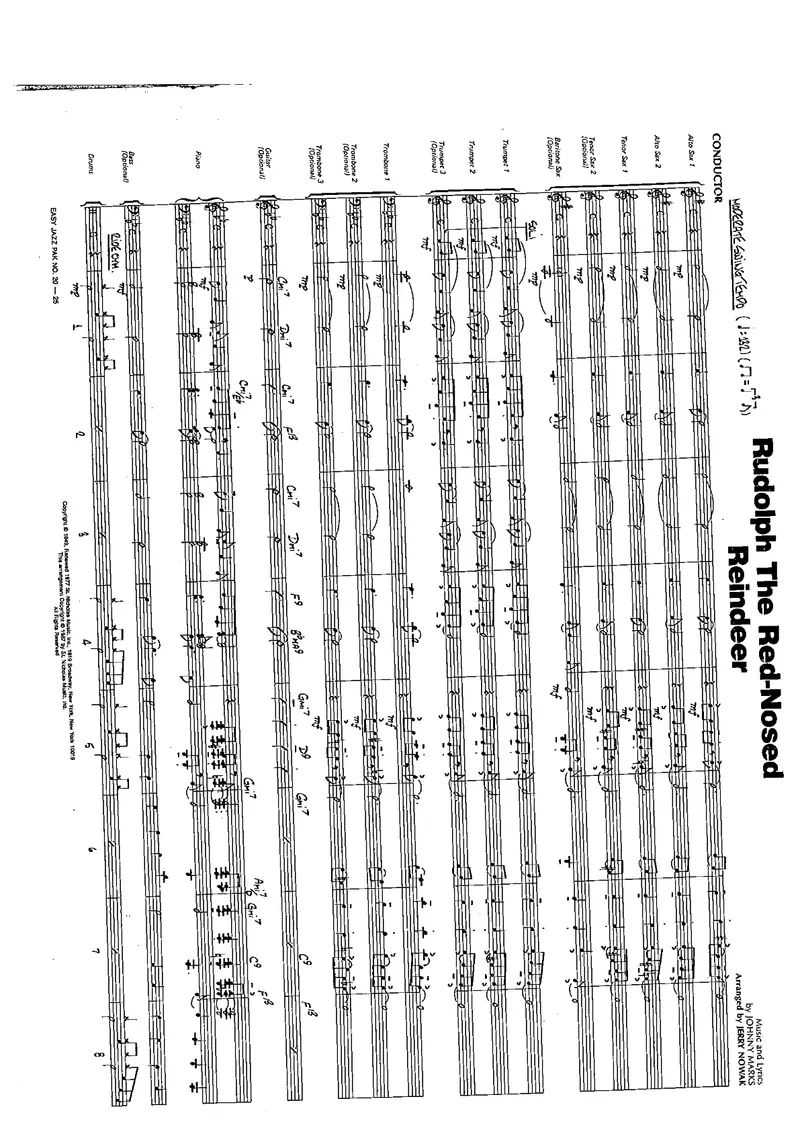 Rudolph The Red-Nosed Reindeer score preview